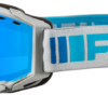 Zone Snow Goggle Silver/Blue W/ Sky Blue Mirror/Blue Lens